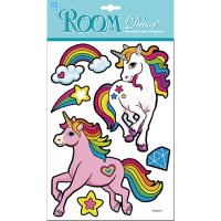 Наклейка ROOMDECOR Единороги голограмма 21х30см, арт.RKA 2931