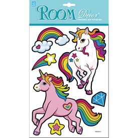 Наклейка ROOMDECOR Единороги голограмма 21х30см, арт.RKA 2931