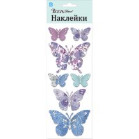 Наклейка ROOMDECOR Бабочки декупаж 10х25см, арт. RKA 7602