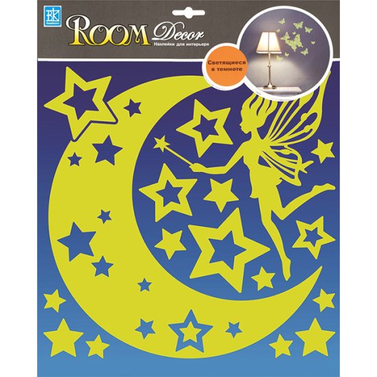 Наклейка ROOMDECOR Ночная фея 30,5х30,5см, арт.RDA 8303