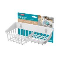 Держатель ЭКОНОВА Хэлпер/Helper 23,6х12,5х7,9см подвесной на присосках пластик
