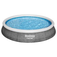 Бассейн надувной BESTWAY 396x396х84см 7340л