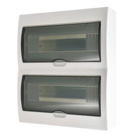 Щит распределительный LEZARD навесной на 24 модулей IP40 белый