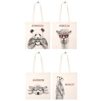 Сумка шоппер 35х45см текстиль в асс-те