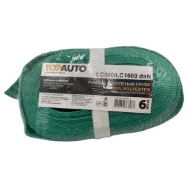 Ремень крепления груза TOP AUTO Про 25мм 6,0м 0,8/1,6т храповый механизм полиэфир