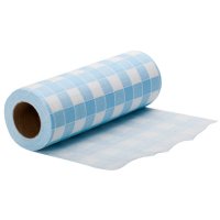 Салфетки в рулоне SOL Crystal 100шт 18х20см вискоза в клетку