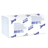 Полотенца бумажные PROTISSUE Premium листовые 2-слойные 200 листов 23х21см V-сложения