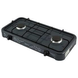 Плитка газовая HOMESTAR HS-1202 2 конфорки черная