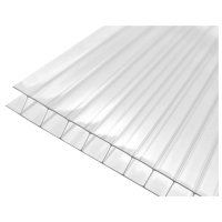 Поликарбонат сотовый PRACTIQ 6000х2100х4мм прозрачный