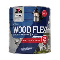 Краска в/д фасадная DUFA Premium Wood Flex для дерева база 3 0,81л бесцветная, арт.МП00-007345