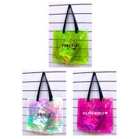 Сумка шоппер 40х35см ПВХ прозрачная в асс-те