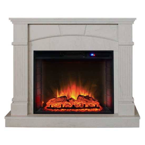Каминокомплект REALFLAME HISTORY 25,5 WT+Sparta 25.5 LED S серый