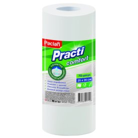 Тряпки в рулоне PACLAN Practi Comfort 70шт 25х35см