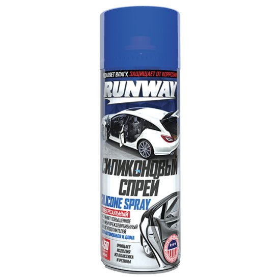 Смазка силиконовая RUNWAY RW6185 450мл аэрозоль