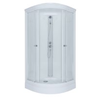 Кабина душевая TRITON Ультра 80х80см низкий поддон 1/4 круга