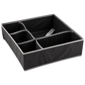 Органайзер универсальный РЫЖИЙ КОТ Black 5 секций 40х40х13см спанбонд черный
