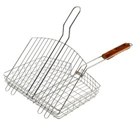 Решетка-гриль PALISAD 30,5х23,5х5,5см хром.сталь/дер.ручка