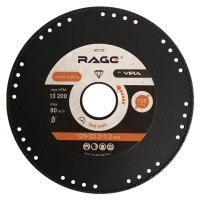 Диск алмазный  RAGE by VIRA 125х22,2х1,2мм сплошной
