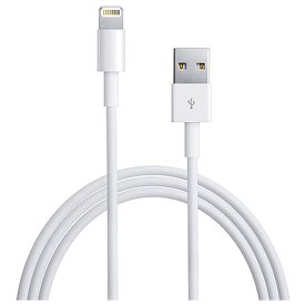 Дата-кабель USB 1м нейлон оплетка белый