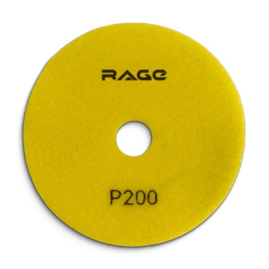 Круг шлифовальный алмазный гибкий АГШК RAGE by VIRA Р200 100мм мокрое шлифование