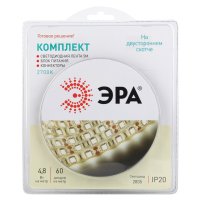 Лента светодиодная ЭРА LED 24Вт IP20 2700К 5м