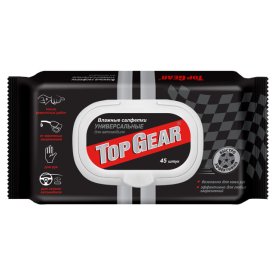 Салфетки влажные TOP GEAR универсальные 20х16см 45шт