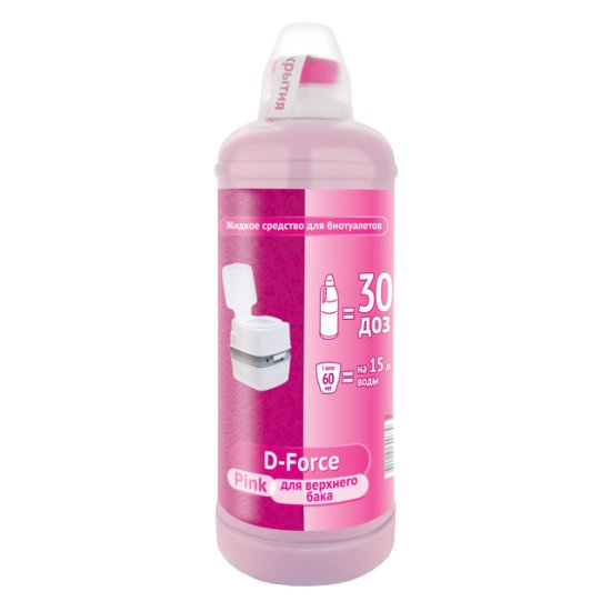 Жидкость D-Force Pink 1,8л для верхнего бака