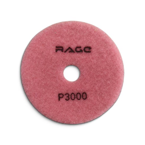 Круг шлифовальный алмазный гибкий АГШК RAGE by VIRA Р3000 100мм мокрое шлифование