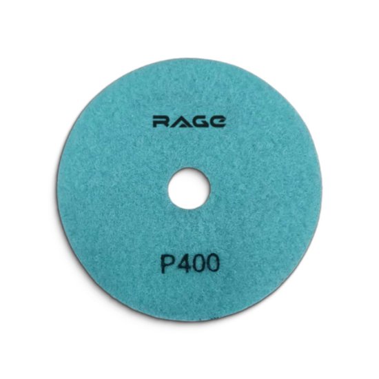 Круг шлифовальный алмазный гибкий АГШК RAGE by VIRA Р400 100мм мокрое шлифование