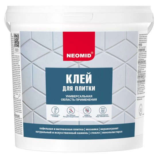Клей для керам.плитки NEOMID 10кг, арт.4607138454642