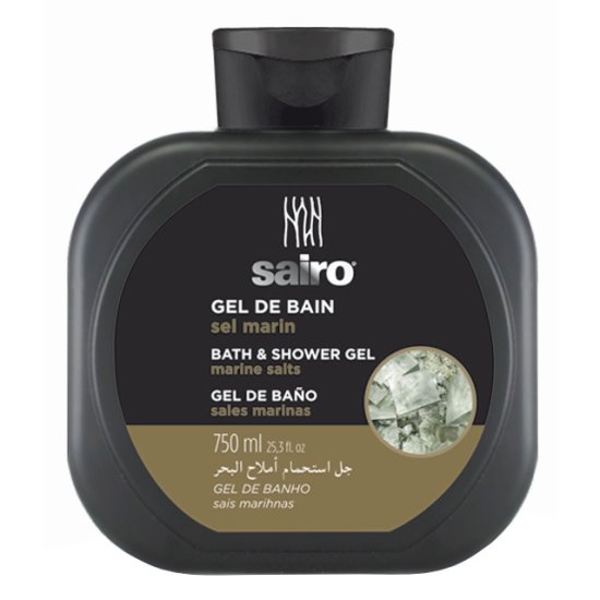 Гель для душа SAIRO Marine Salts Черный 750мл