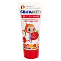 Паста зубная SILCAMED детская клубника 65 г