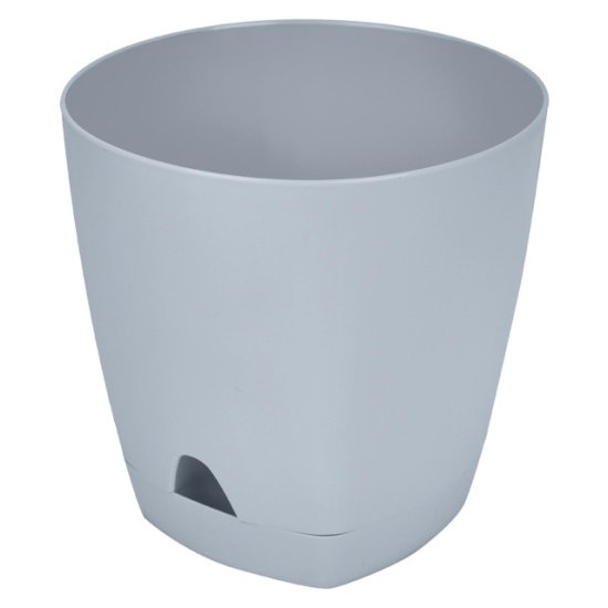 Горшок с прикорневым поливом Amsterdam 0,65л d11см h11см утренний туман пластик