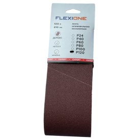 Лента шлифовальная бесконечная FLEXIONE Expert 100x610мм P120 3шт