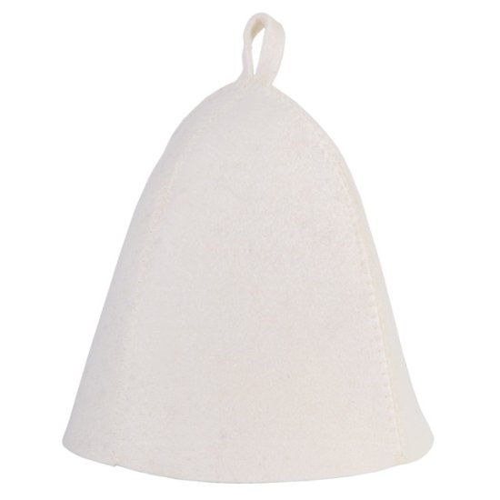 Шапка для бани без вышивки войлок