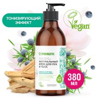 Крем для рук и тела SYNERGETIC Сандал и Ягоды можжевельника 380мл