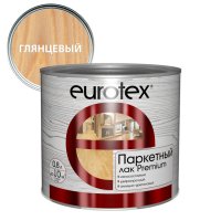 Лак алкидно-уретановый паркетный EUROTEX Premium 0,8л глянцевый, арт.14010
