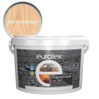 Лак в/д паркетный EUROTEX Эко 2,2л полуматовый, арт.80123