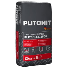 Клей плиточный PLITONIT Plitoflex 2500 25кг серый