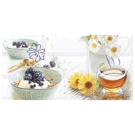 Декор настенный AZORI Vogue morning 2 20,1х40,5 белый
