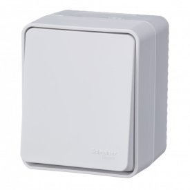 Переключатель 1-клавишный Atlas Design Profi54 белый