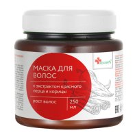 Маска для волос APOTEK`S с экстрактом красного перца и корицы 250мл