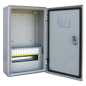 Щит распределительный навесной RUCELF на 12 модулей ЩРУ-3Н-12 IP54 серый