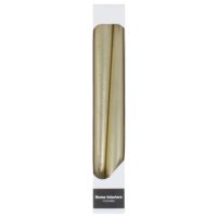 Набор свечей HOME INTERIORS Античные 2шт. 3х25см 8ч/г золото без аромата