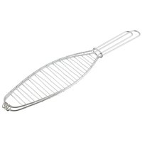 Решетка-гриль ECOS 27х9х1,5см хром.сталь