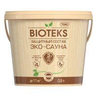 Антисептик ТЕКС Bioteks Эко-Сауна для бань и саун база AD 0,9л бесцветный, арт.700010650