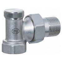 Вентиль для радиатора KROMWELL запорный угловой 1/2