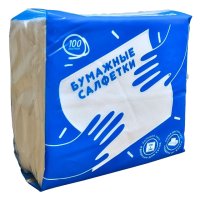 Салфетки Non-stop 1сл 24х21см 100шт