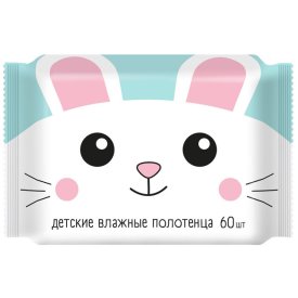 Полотенца влажные Детские 60шт