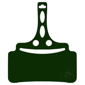 Опахало для мангала 21х17,5см пластик в асс-те